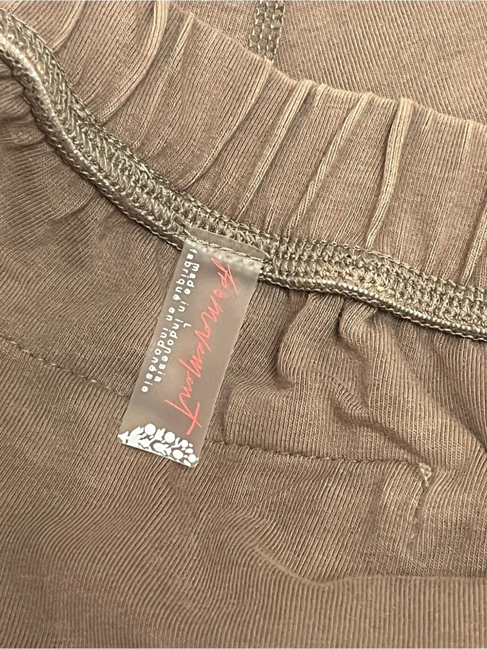 New Free People Hot Shot Pants Driftwood Large - Picture 3 of 4